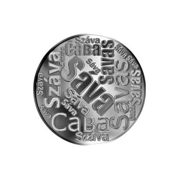 Česká jména - Sáva - velká stříbrná medaile 1 Oz