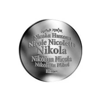 Česká jména - Nikola - stříbrná medaile