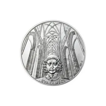 Volný čas Stříbrná medaile Katedrála sv. Víta, Václava a Vojtěcha - 50 mm b.k.