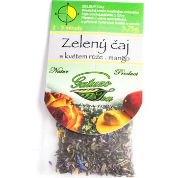 Horký nápoj Gatuzo Tea Zelený čaj s růží a mangem 3,75 g