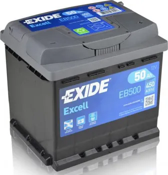 Autobaterie Exide Excell EB500 50Ah 12V 450A