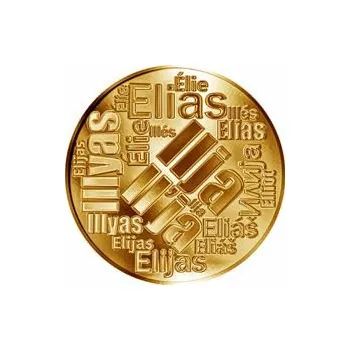 Česká jména - Ilja - velká zlatá medaile 1 Oz
