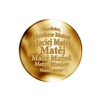 Česká jména - Matěj - zlatá medaile