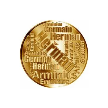 Česká jména - Heřman - velká zlatá medaile 1 Oz