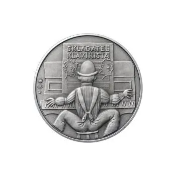 Jiří Šlitr - 90. výročí narození stříbro patina