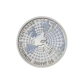 2007 Roman Treaty Silver Proof 10 Eur