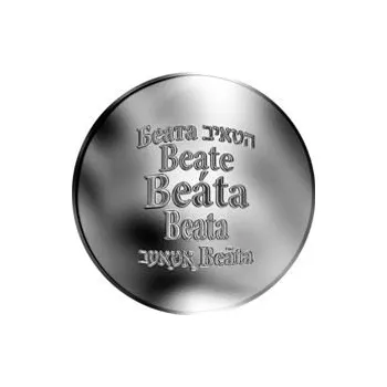 Česká jména - Beáta - stříbrná medaile