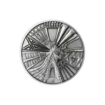 Praha - stříbro 1 Oz patina