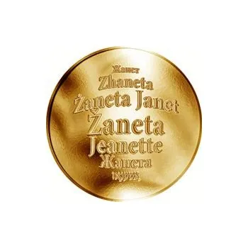 Česká jména - Žaneta - zlatá medaile