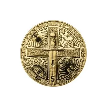 2014 - b.k. - Svatováclavské dukáty - 5 dukát Au