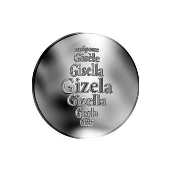 Česká jména - Gizela - stříbrná medaile