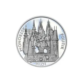 Milan Rastislav Štefánik - 1 Oz stříbro b.k.