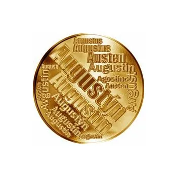 Česká jména - Augustýn - velká zlatá medaile 1 Oz
