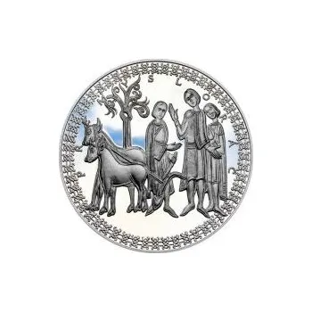 Historie českého národa - Přemysl Oráč - 50 mm Ag Proof