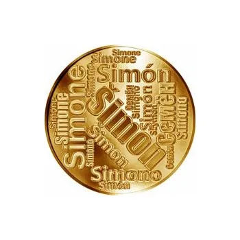 Volný čas Česká jména - Šimon - velká zlatá medaile 1 Oz