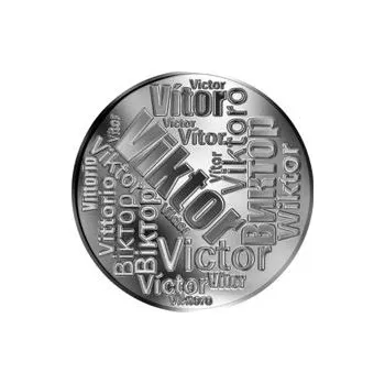 Česká jména - Viktor - velká stříbrná medaile 1 Oz