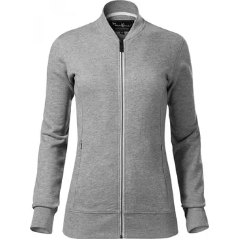 Dámská mikina Adler Czech Bomber tmavě šedý melír