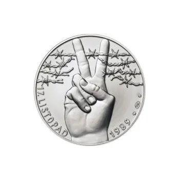 17. listopad 1989 - stříbro 1 Oz b.k.