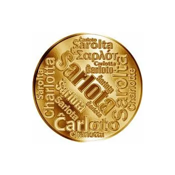 Česká jména - Šarlota - velká zlatá medaile 1 Oz