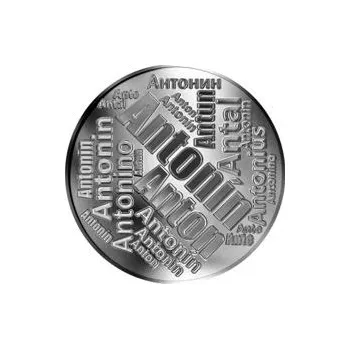 Česká jména - Antonín - velká stříbrná medaile 1 Oz