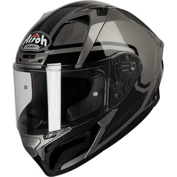 Helma na motorku Airoh Valor Marshall šedá lesklá