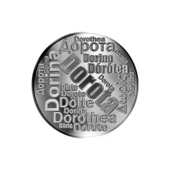 Česká jména - Dorota - velká stříbrná medaile 1 Oz