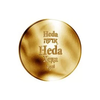 Česká jména - Heda - zlatá medaile
