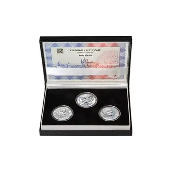 BENO BLACHUT – návrhy mince 500 Kč - sada 3x stříbro 1 Oz Proof