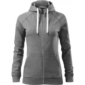 Dámská mikina Malfini Adler Czech Voyage tmavě šedý melír dámská