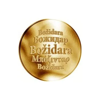 Slovenská jména - Božidara - velká zlatá medaile 1 Oz