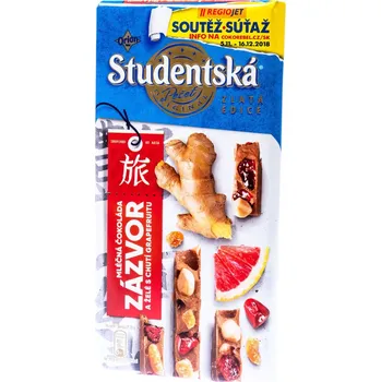 Čokoláda Orion Studentská Pečeť Travel Edition Zázvor 170 g