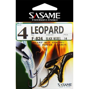 Sasame - Háček Leopard s očkem vel.4