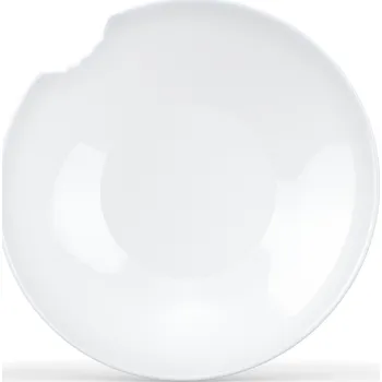 Talíř Porcelánové nakousnuté talíře hluboký 58products 18 cm | 2ks