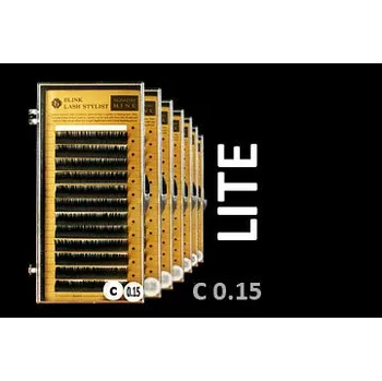 Péče o řasy a obočí BL LASHES LITE řasy zakřivení C 0,15 extra lehké Délka řas: 14 mm