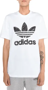 Pánské tričko Adidas Hand Drawn T1 bílé