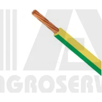 elektrický kabel kabel CYA 1x1mm - zeleno-žlutý