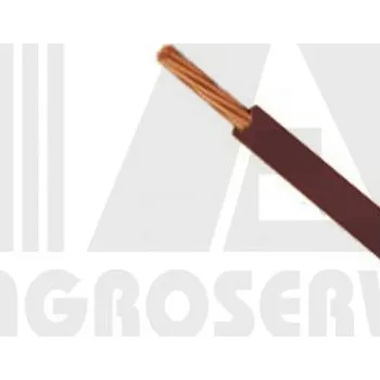 elektrický kabel kabel CYA 1x2,5mm - hnědý