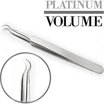 Péče o řasy a obočí Diva LASHES PINZETA PLATINUM VOLUME HOOK