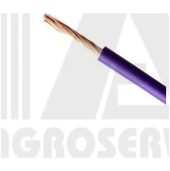 elektrický kabel kabel CYA 1x1mm - fialový