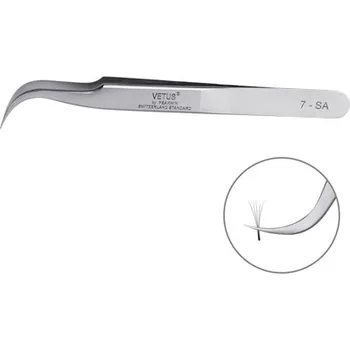 Péče o řasy a obočí BL LASHES VETUS - ZAHNUTÁ PINZETA typ S (120 mm) EXTRA LEHKÁ Varianta: 120 mm doporučujeme