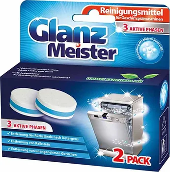 Čistič myček Glanz Meister čistič myčky v tabletách 2 ks