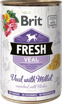 Krmivo pro psa Brit Dog Fresh Veal with Millet 400 g