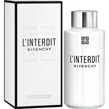 Koupelový olej Givenchy L´Interdit koupelový a sprchový olej pro ženy 200 ml