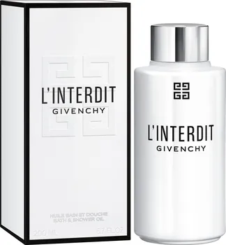 Koupelový olej Givenchy L´Interdit koupelový a sprchový olej pro ženy 200 ml