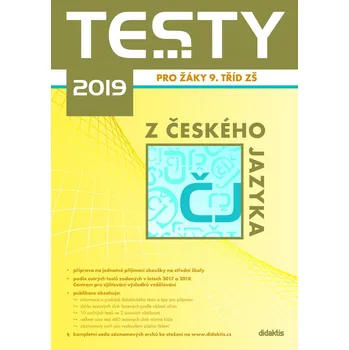 Testy 2019 z českého jazyka pro žáky 9. tříd ZŠ - Didaktis