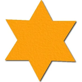 Dětsný nábytek Pelisport Filcová hvězda 1 - 6 cípů ø 7,5 cm