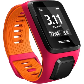 Sporttester Tomtom Runner 3 růžový/oranžový S