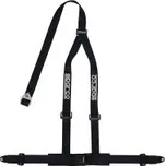 SPARCO UNI sportovní 3 bodové pásy s bederní ochranou - barva černá (upevnění šroubovací) SLEVA 3%