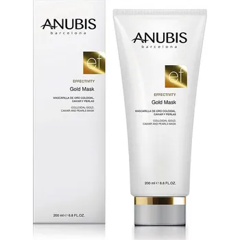 Pleťová maska Anubis EFFECTIVITY GOLD MASKA 30% kalcia + 18 aminokyselin Objem: 50 ml