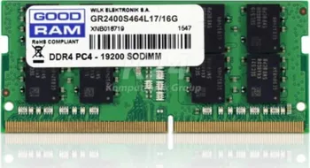 Operační paměť Goodram 16 GB DDR4 2400 MHz (GR2400S464L17/16G)
